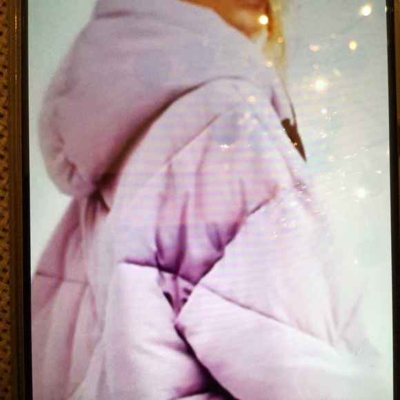🥳2xHP Free People lilac dolman puffer jacket med. - Picture 3 of 10